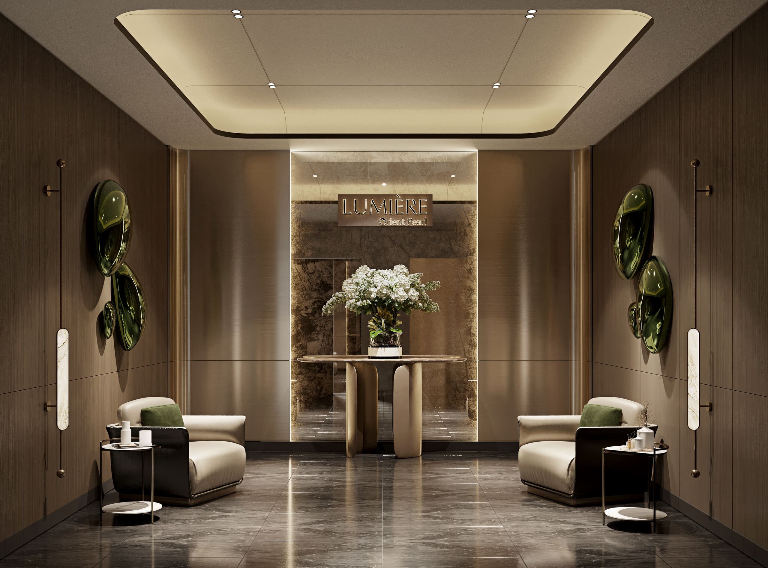 Sảnh chờ thang máy riêng