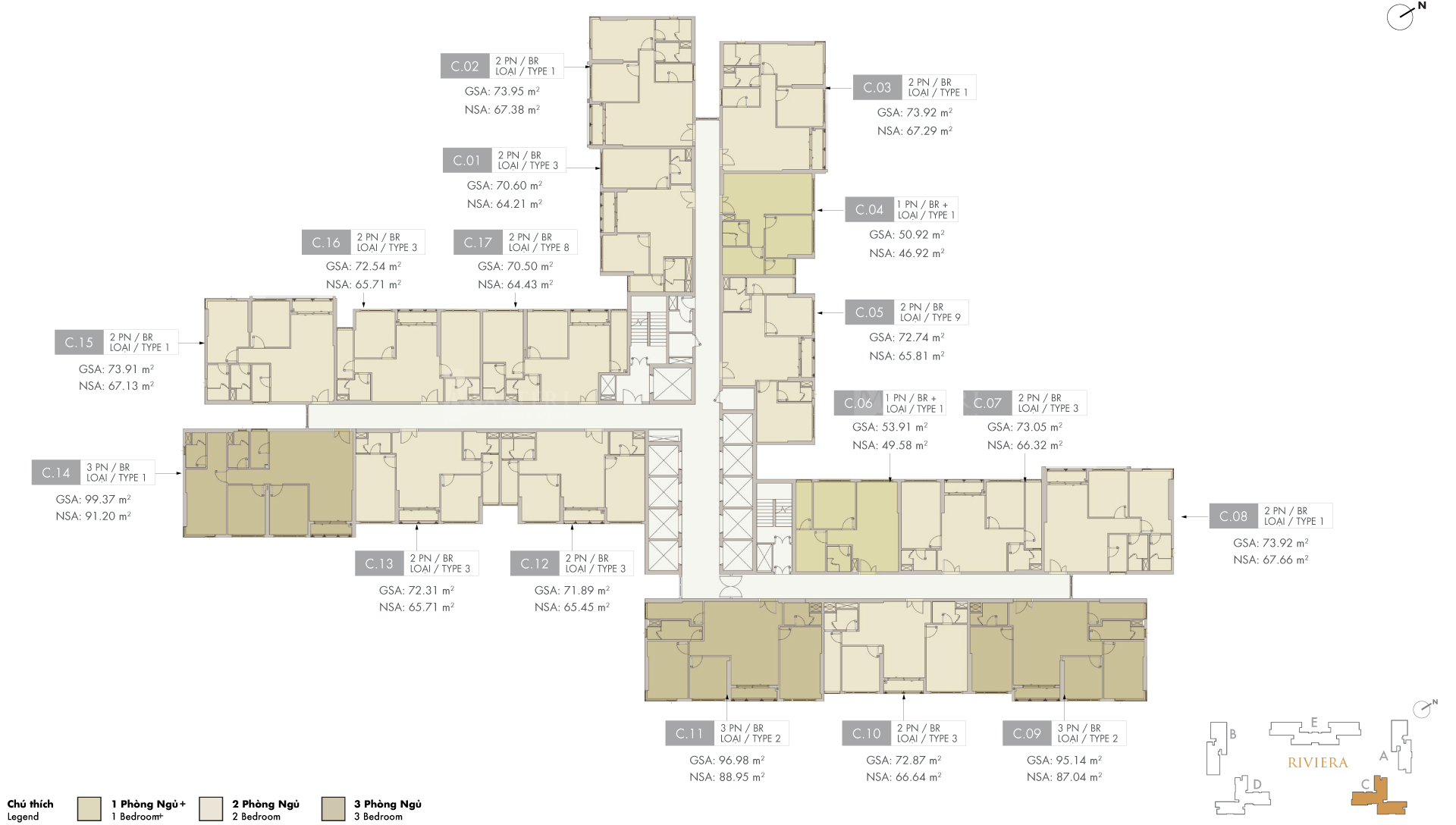 Tower C Level 10-14