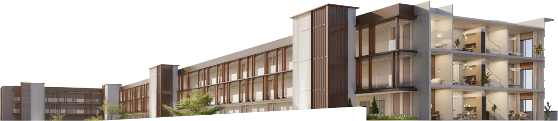 Phối cảnh mặt cắt các tầng căn hộ Masteri Sky Quarter