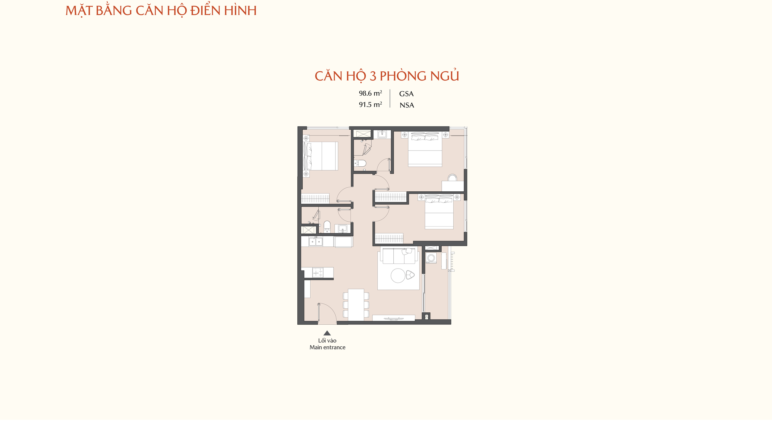 Mặt bằng căn 4