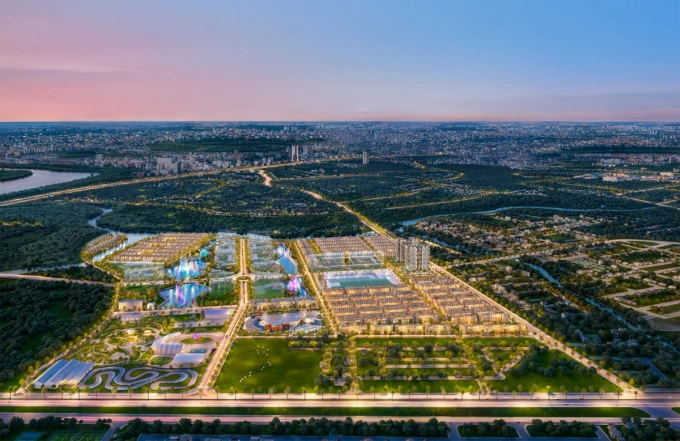 Toàn cảnh khu đô thị The Global City, phía Đông TP HCM