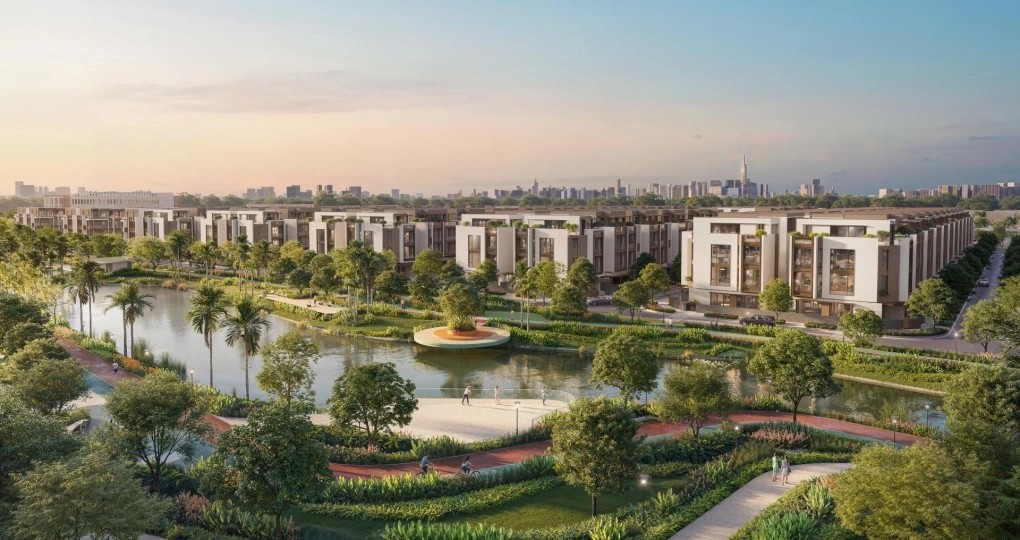 Phối cảnh không gian nội khu của bán đảo Sola