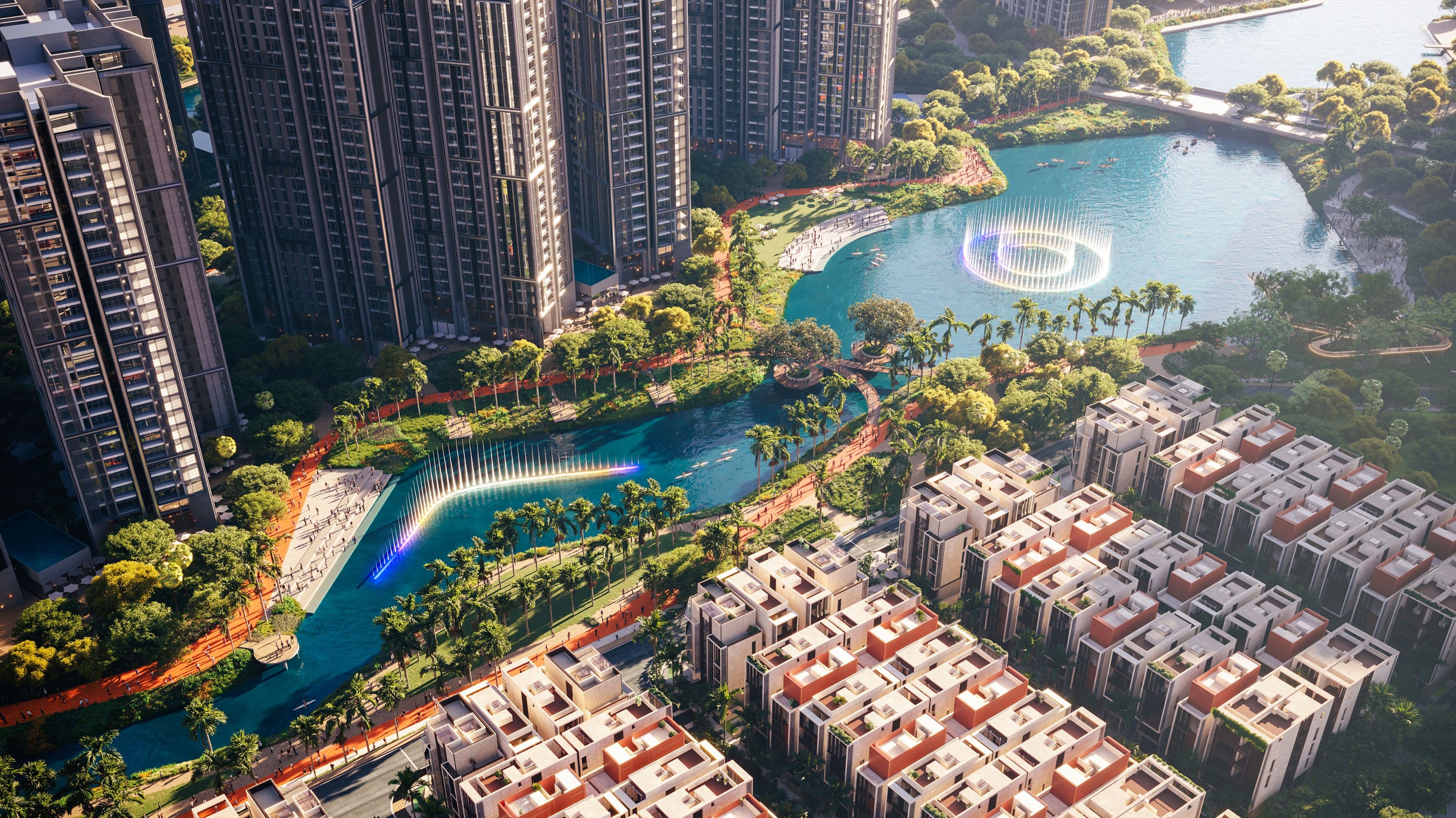 Kênh đào nhạc nước <br>
Lớn nhất Đông Nam Á