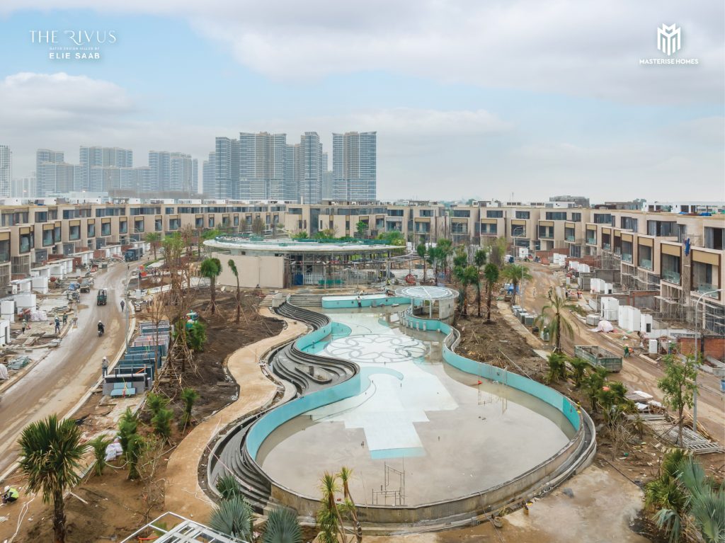 Central Park has completed 85% of the hardscape structure works and planting of trees commenced on site.​